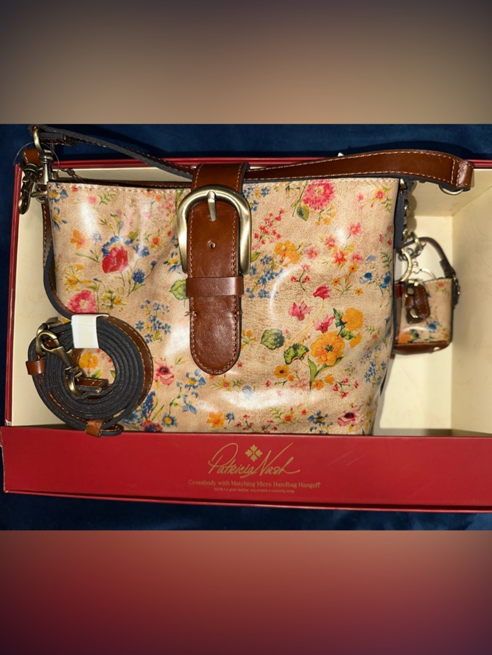 Patricia Nash Floral Print Crossbody